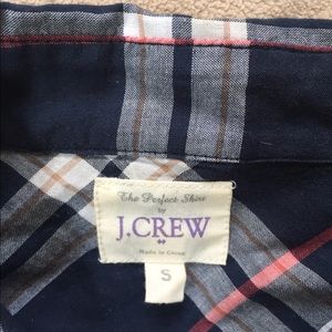 Plaid J Crew button down